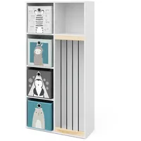 Vicco Kinderregal Marvin, 72 x 143 cm mit 4