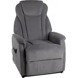 Duo Collection TV-Sessel XXL mit Aufstehhilfe 114cm grau