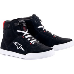Alpinestars Chrome, Schuhe - Schwarz/Weiß/Neon-Rot - 9