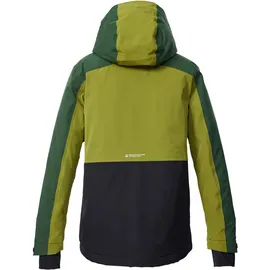 KILLTEC Skijacke »KSW 190 BYS SKI JCKT« Killtec Kids Skijacke: wasserdicht, atmungsaktiv, Colourblock Design Killtec schwarz / khaki / dunkel waldgrün, 152