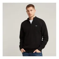 G-Star für Herren. D26397-C868-6484 Detaillierter Skipper-Pullover schwarz (XL), Lässig, Bio-Baumwolle, Nachhaltig