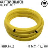 DeinSchlauch24 Gartenschlauch 20 m gelb