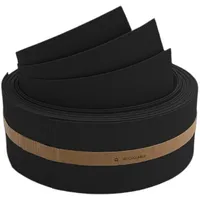 zaun|zu® Sichtschutzstreifen 255 x 6,3 cm schwarz Kunststoff 2 St.