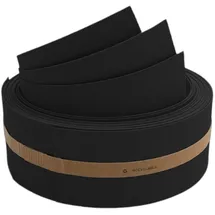 zaun|zu® Sichtschutzstreifen 255 x 6,3 cm schwarz Kunststoff 2 St.