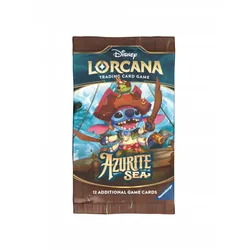 Kartenspiel Lorcana: Azurite Sea - Booster (12 Karten) (ENGLISCHE VERSION)