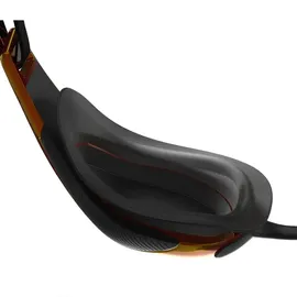 Speedo Fastskin Hyper Elite Schwimmbrille schwarz/gold Einheitsgröße