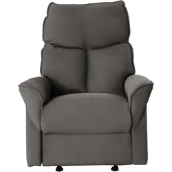 Relaxsessel LA-Z-BOY, grau (dusty grau eqe 79), B:82cm H:103cm T:92cm, Chenille EQE (100% Polyester), Sessel, inkl. Rücken- und Fußverstellung mit Trafo, Akku oder manuell