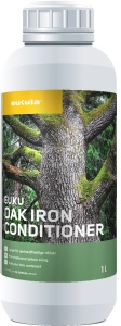 eukula® Euku oak iron conditioner Vorbehandlungsmittel, Lauge für gerbstoffhaltige Hölzer, 1000 - ml Flasche