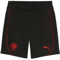 FC St. Pauli Casuals Shorts Herren PUMA Black Red L