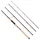 Abu Garcia Tormentor2 Reise-Spinnrute, leichte Angelrute mit 24T Carbon Blank, Korkgriff, kompaktes Design für Reisende Angler, Süß- und Salzwasser Raubfische, 2.13m 10-30g