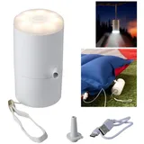 Westfalia Werkzeug Akku-Luftpumpe 3in1 Akku-Luftpumpe, Vakuumpumpe und Outdoor Camping LED-Leuchte (1-tlg)