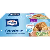 Toppits Gefrierbeutel 8,0 l, 10 St.