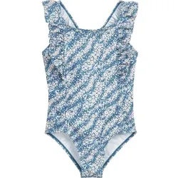 Playshoes UV-Schutz Badeanzug Blümchen petrol, 98/104
