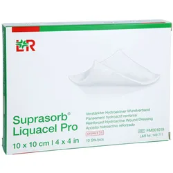 Suprasorb Liquacel Pro 10x10 cm Kompress 10 St