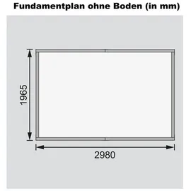 Karibu Marktstand 3,04 x 2,02 m Natur