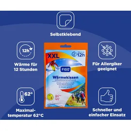 S+H Pharmavertrieb GmbH FIGO Wärmekissen 12h XXL Vorteilspack