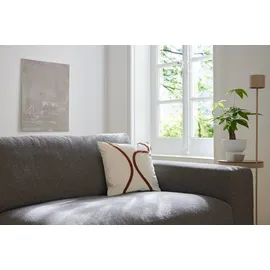 Musterring Waves Dekokissen 45 x 45 cm Weiß