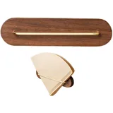 Kaffeefilter-Aufbewahrung, stark klebend, Wand-Papierspender, Wandmontage, Kaffeefilter-Organizer, Halter, für Geschäfte, Küchen, Bäckereien, Dessertläden, Wohnheim, Zuhause, Wohnung