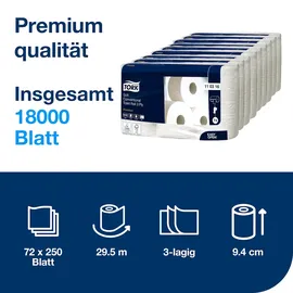 TORK Toilettenpapier T4 Premium 3-lagig 72 Rollen