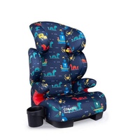 Cosatto Sumo Child Car Seat - Group 2/3, 15-36 kg, 4-12 years, ISOFIT, High Back Booster, 9 Headrest Positions, Reclines (Sea Monster)