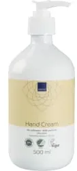ABENA Handcreme, Fettgehalt 21 %, parfümiert 6656 , 1 Karton = 6 Tuben à 500 ml