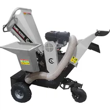 LUMAG Kombi Gartenhäcksler Häcksler Rambo HC10DUO 2-Trichter Saugfunktion 4,4 kW