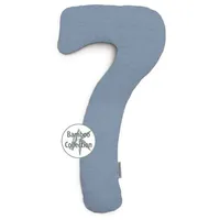 Theraline Stillkissen 80 x 150 cm Melange Blau/Grau