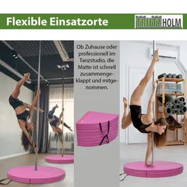 Trutzholm Tanzstangenmatte Stärke 10cm Durchmesser 120cm Pink