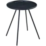 [en.casa] Outdoor-Beistelltisch Fosen 55 x Ø 42 cm Schwarz