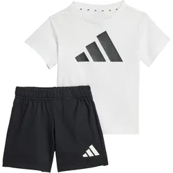 adidas Essentials Baby-T-Shirt + Shorts Set JE1388 - white/black 68