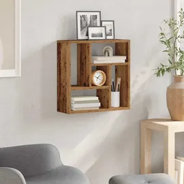 vidaXL Wandregal 45 x 16 x 45 cm Braun