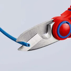 Knipex Elektrikerscheren mit Mehrkomponenten-Hüllen, glasfaserverstärkt 160 mm, 95 05 10 SB