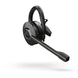 JABRA Engage 65 SE Convertible Headset with earhook, Base, Power Supply, 1.5m USB-C to USB-A Cable, Desk Phone Cable, Eargels, Headband, Quick Start Guide, Warranty and Warning (Safety leaflets)