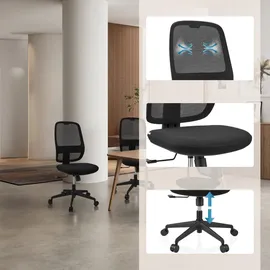 HJH Office Minoro B Netzstoff Schwarz