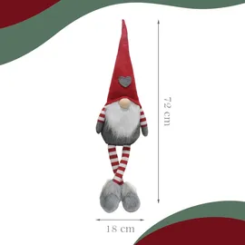 Lemodo Wichtel 72 cm grau