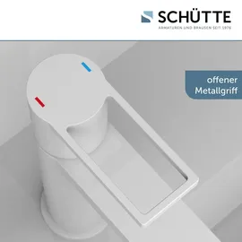 Schütte Manhattan Waschtischarmatur Weiß Matt