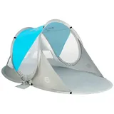 NILS CAMP Strandmuschel NC3142 BIG Strandzelt Pop Up mit UV Schutz, (Packung)