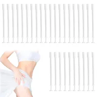 30 Stück Applikator für Zäpfchen, Vaginal Applikatorröhrchen, Vaginal Applikator Röhrchen Hygienisch Wiederverwendbar, Hygienische Zäpfchen Für Vagisan Milchsäure Zäpfchen Menoelle Milchsäure