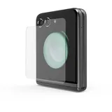 Hama Schutzglas Clear Protect Klare Bildschirmschutzfolie Glas 9H für Samsung Galaxy Z Flip6 Schlagfest, Schlagfest, Kratzresistent 222775