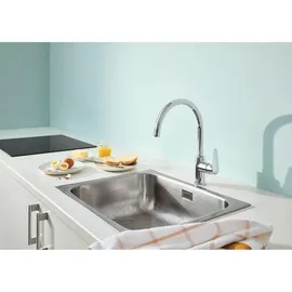 Grohe Start Curve Küchenarmatur Silber