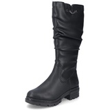 Rieker Damen Winterstiefel 76891, Frauen Stiefel,uebergangsstiefel,uebergangsschuhe,Winterboots,Outdoorschuhe,warm,Boots,schwarz (00),37 EU / 4 UK