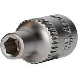 BRILLIANT TOOLS 1/4 Sechskant-Stecknuss, 4 mm