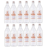 12 Flaschen Acqua Panna Mineralwasser a 0,75 L inkl EINWEGPFAND San Pellegrino