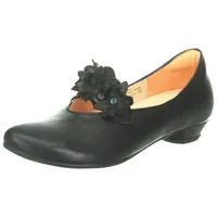THINK! Leder-Ballerinas in Schwarz | Gr.: 36,5