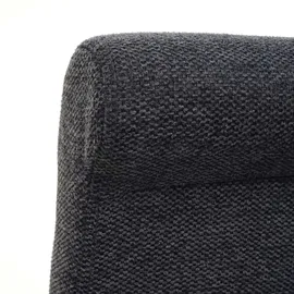 Mendler 2er-Set Barhocker HWC-C33, Barstuhl Tresenhocker, Holz ~ dunkelgrau, helle Beine, Stoff/Textil