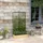 Outsunny Hochbeet mit Rankhilfe 80 x 38 x 145 cm Naturholz