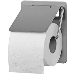 SanTRAL Toilettenrollenspender - für 1 Standard Rolle - Edelstahl