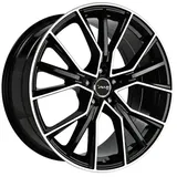 AVUS Racing AF18 9,0 x 20 5 x 112 ET33 Schwarz Poliert