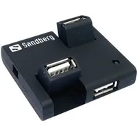 Sandberg USB Hub 4 Ports, USB 2.0, USB 2.0,