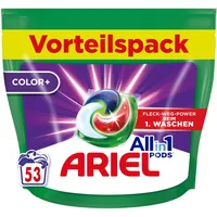 Ariel All-in-1 PODS Color+ Flüssigwaschmittel-Kapseln 53 Waschladungen